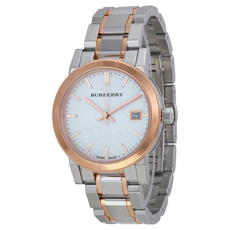 burberry watch bu9105|Burberry Two Tone Rose Gold Stainless Steel Bracelet Ladies .